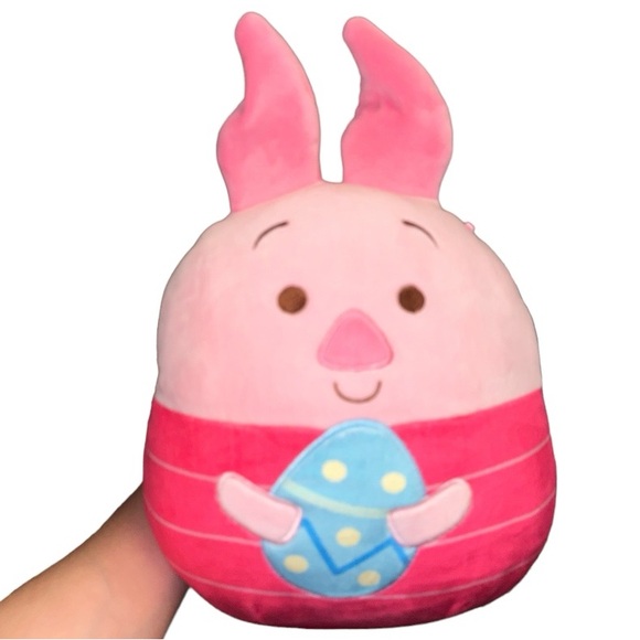 Disney Piglet Squishmallows Holding Easter Egg 10” Like New - Picture 2 of 2